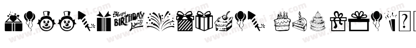 HappyBirthday Regula字体转换
